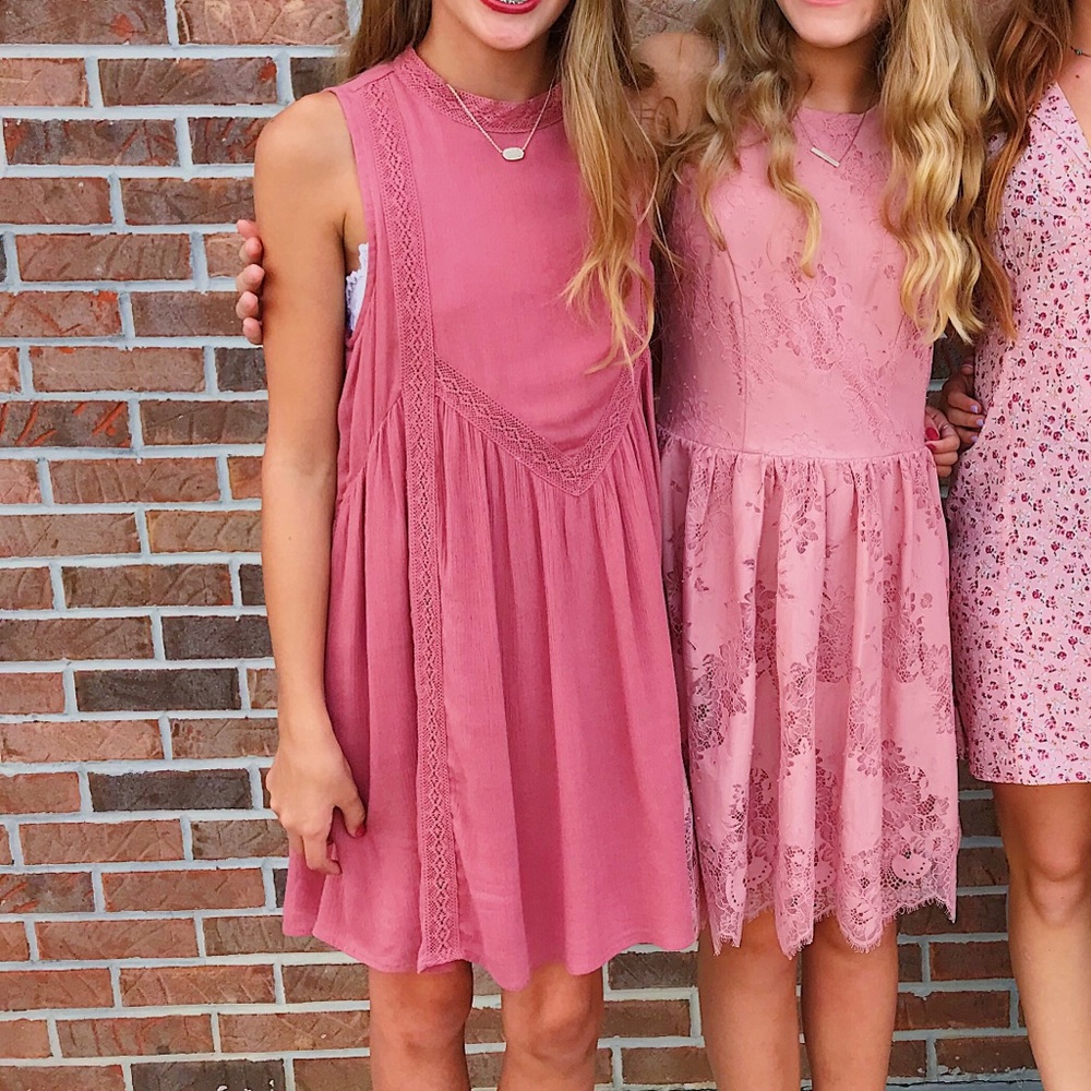 cute pink dress